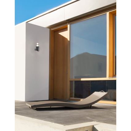 Redo 90198 - Εξωτερικό επιτοίχιο φωτιστικό TRITON 1xE27/28W/230V IP54 μαύρο