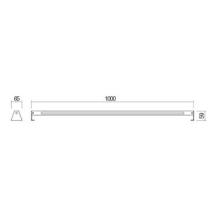 Redo 90242 - LED εξωτερικό φωτιστικό TACK IP65 LED/15W/230V 3000K IP65 ανθρακί