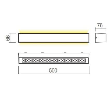 Redo 90259 - LED εξωτερικό επιτοίχιο φωτιστικό AROOS LED/21W/230V 3000K IP65 λευκό