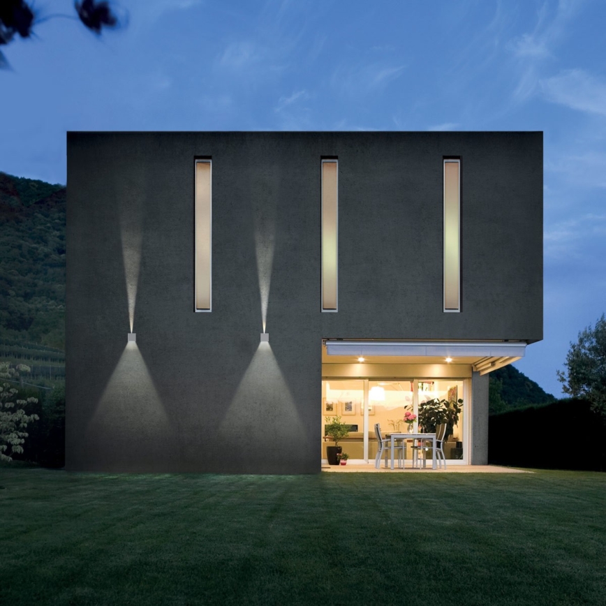 Redo 90294 - LED εξωτερικό επιτοίχιο φωτιστικό VARY 2xLED/10W/230V 3000K IP54 λευκό