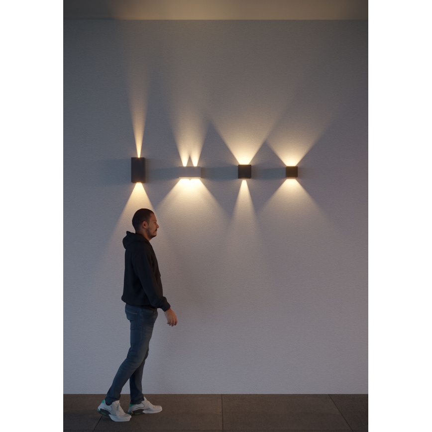 Redo 90300 - Εξωτερικό επιτοίχιο φωτιστικό LED VARY 4xLED/5W/230V 3000K IP54 λευκό