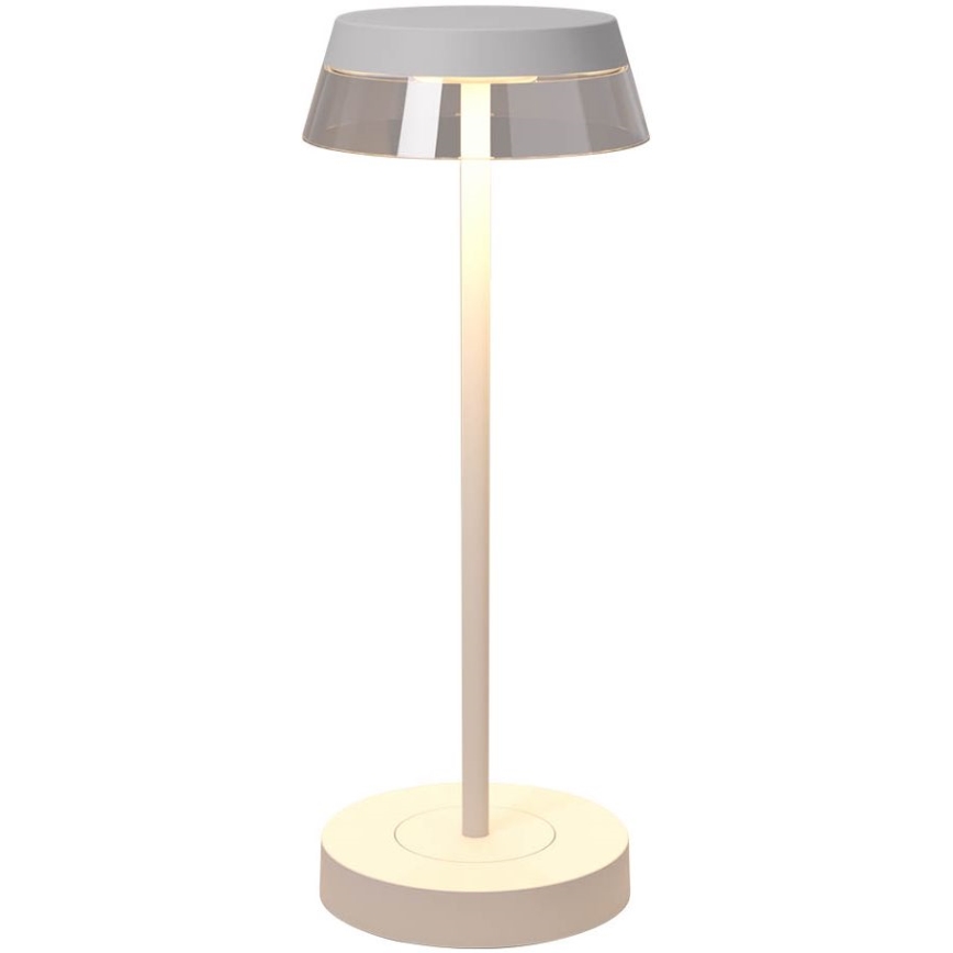 Redo 90306 - Επιτραπέζια λάμπα αφής dimming LED ILUNA LED/2,5W/5V 2700-3000K 3000 mAh IP65 λευκό
