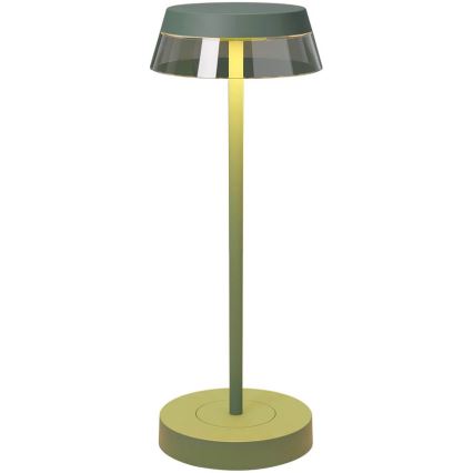Redo 90309 - Επιτραπέζια λάμπα αφής dimming LED ILUNA LED/2,5W/5V 2700-3000K 3000 mAh IP65 πράσινο
