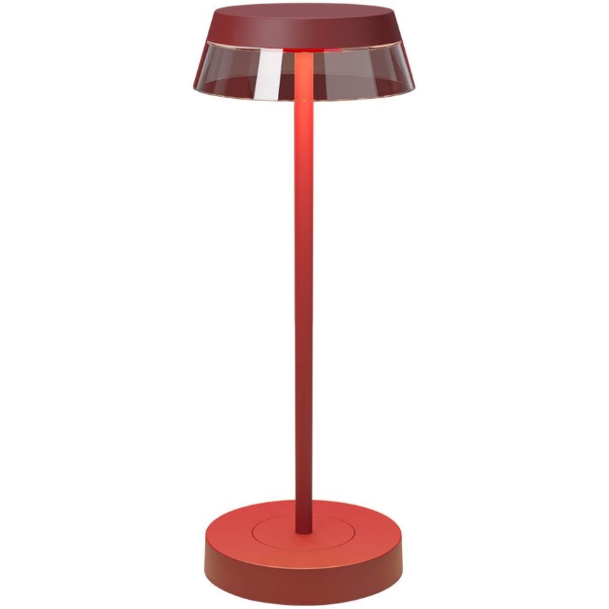 Redo 90311- Επιτραπέζια λάμπα αφής dimming LED ILUNA LED/2,5W/5V 2700-3000K 3000 mAh IP65 κόκκινο