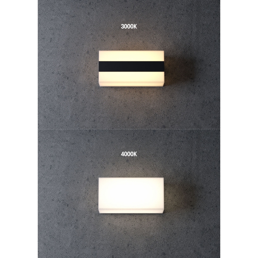 Redo 90325 - LED Εξωτερικό Επιτοίχιο Φωτιστικό KODIAK LED/8W/230V 4000K 20 cm IP65 λευκό