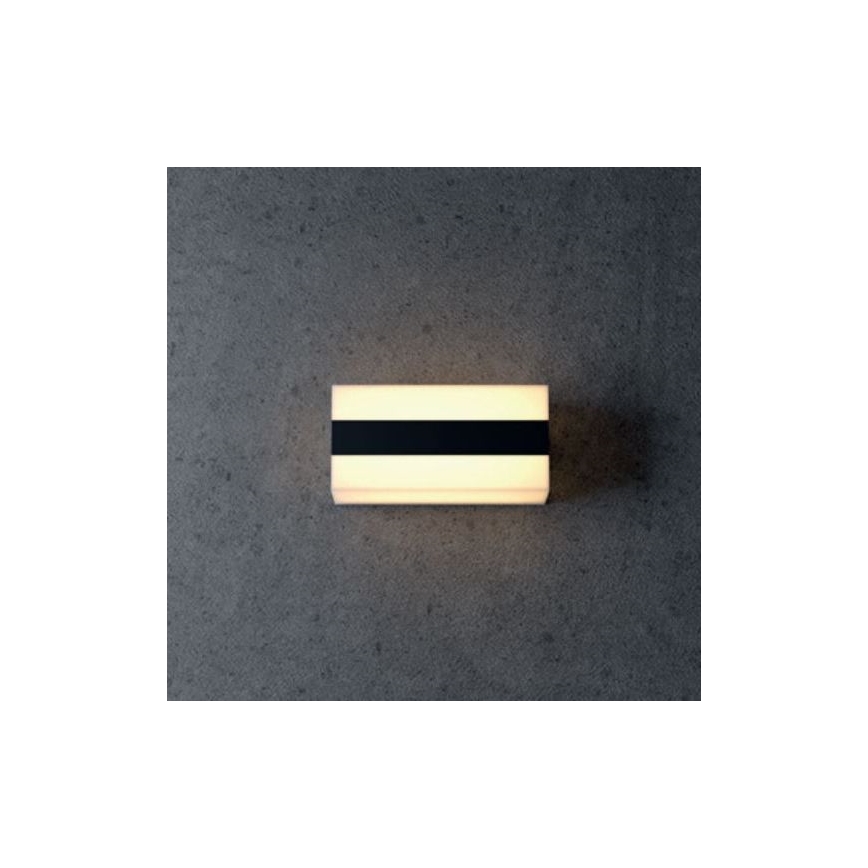 Redo 90326 - LED Επιτοίχιο φωτιστικό εξωτερικού χώρου KODIAK LED/8W/230V IP65 λευκό/μαύρο