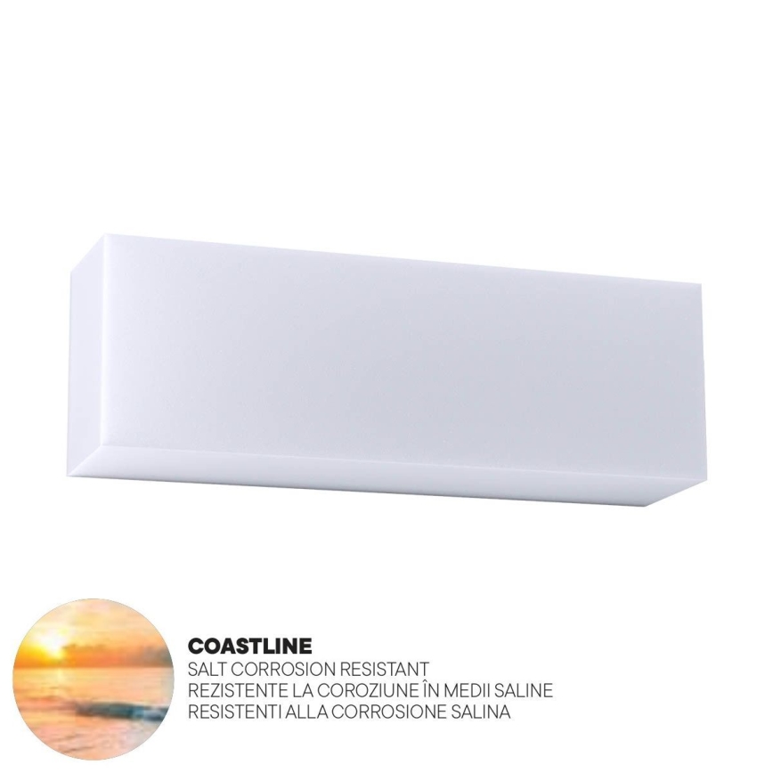 Redo 90328 - LED Επιτοίχιο φωτιστικό εξωτερικού χώρου KODIAK LED/12W/230V IP65 λευκό