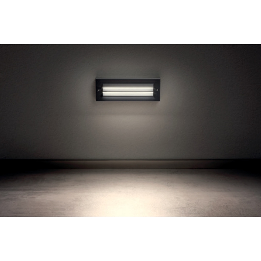 Redo 90330 - LED Επιτοίχιο φωτιστικό εξωτερικού χώρου KRUP LED/6W/230V IP65 ανθρακί