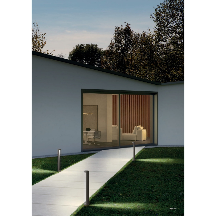 Redo 90365 - LED Εξωτερικό φωτιστικό ZEUS LED/11,5W/230V 3000K 75 cm IP54 ανθρακί