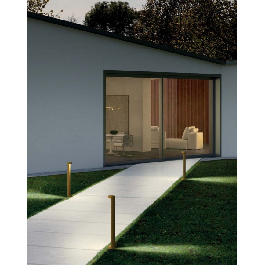 Redo 90366 - Εξωτερικό φωτιστικό ZEUS LED/11,5W/230V 3000K 75 cm IP54 καφέ