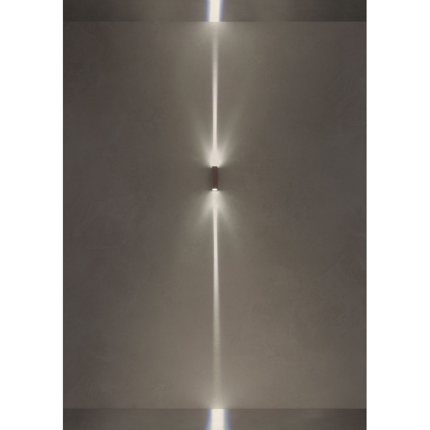 Redo 90424 - Επιτοίχιο φωτιστικό εξωτερικού χώρου LED ACE LED/5,84W/230V 4000K IP54 καφέ