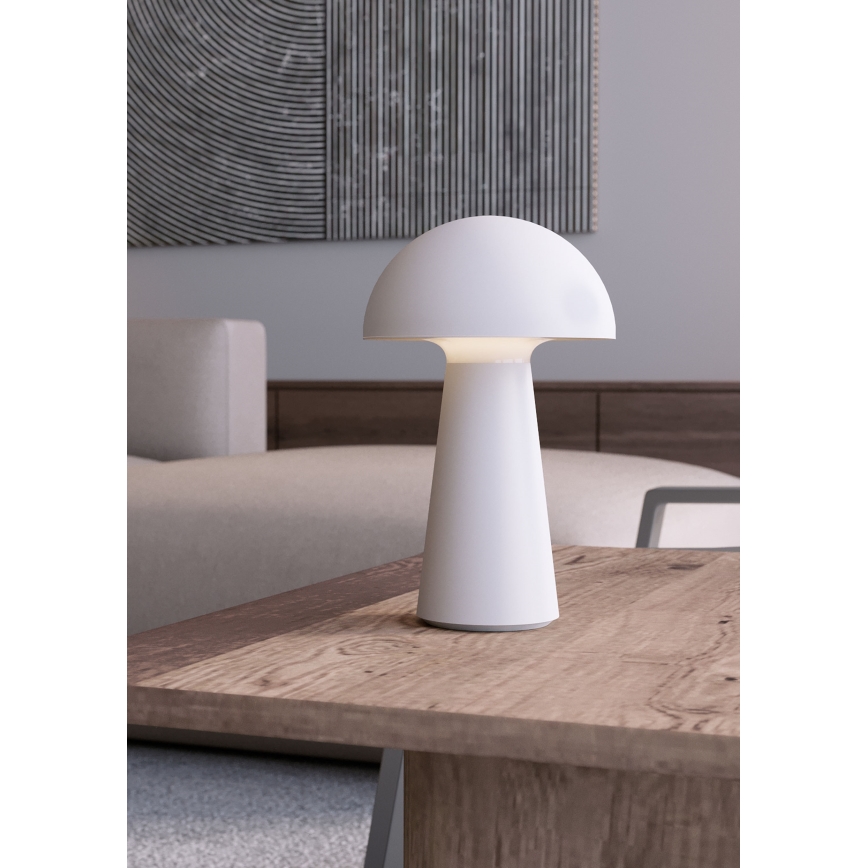 Redo 90438 - LED ρυθμιζόμενη με αφή εξωτερική λάμπα KIRA LED/4,7W/230V 2200 mAh IP44 λευκή