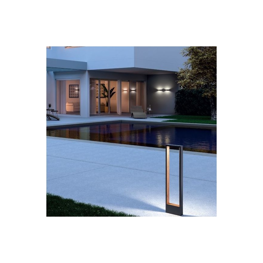 Redo 90509 - Φωτιστικό LED εξωτερικού χώρου WALD LED/10W/230V IP65 ανθρακί