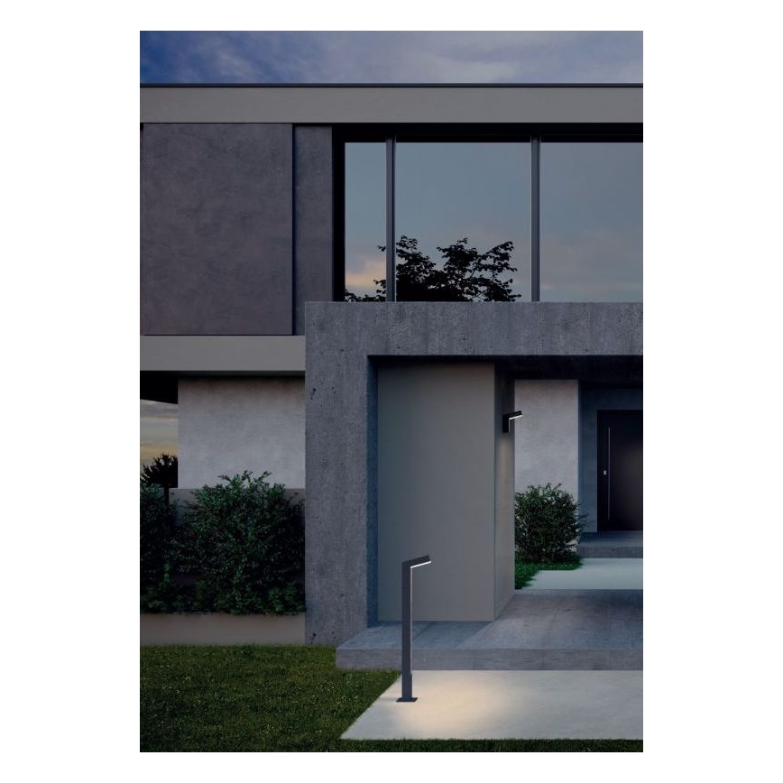 Redo 90510 - Επιτοίχιο φωτιστικό εξωτερικού χώρου LED WOODY LED/10W/230V IP54 ανθρακί