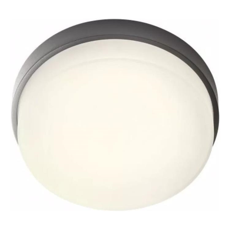 Redo 90516 - Φωτιστικό οροφής εξωτερικού χώρου LED URANIA LED/10W/230V διάμετρος 16 cm IP65 ανθρακί