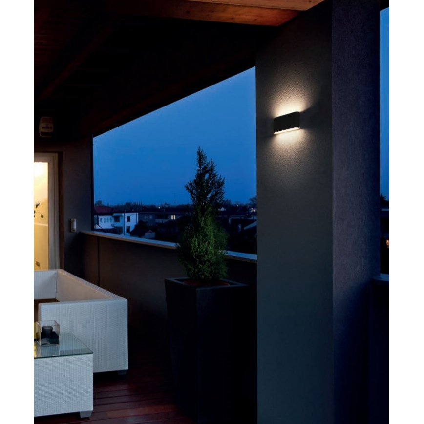 Redo 9054 - Επιτοίχιο φωτιστικό εξωτερικού χώρου LED POCKET LED/13W/230V IP54 ανθρακί