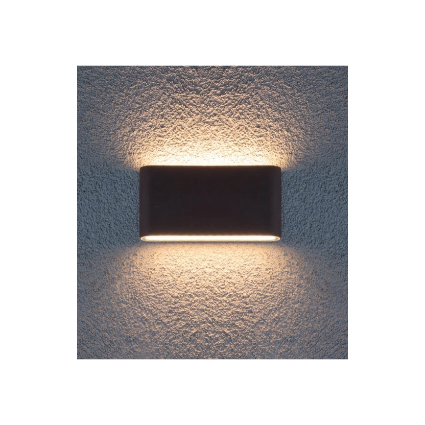 Redo 9054 - Επιτοίχιο φωτιστικό εξωτερικού χώρου LED POCKET LED/13W/230V IP54 ανθρακί
