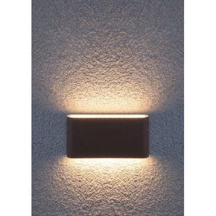 Redo 9054 - Φως τοίχου εξωτερικού χώρου LED POCKET 2xLED/6W/230V IP54