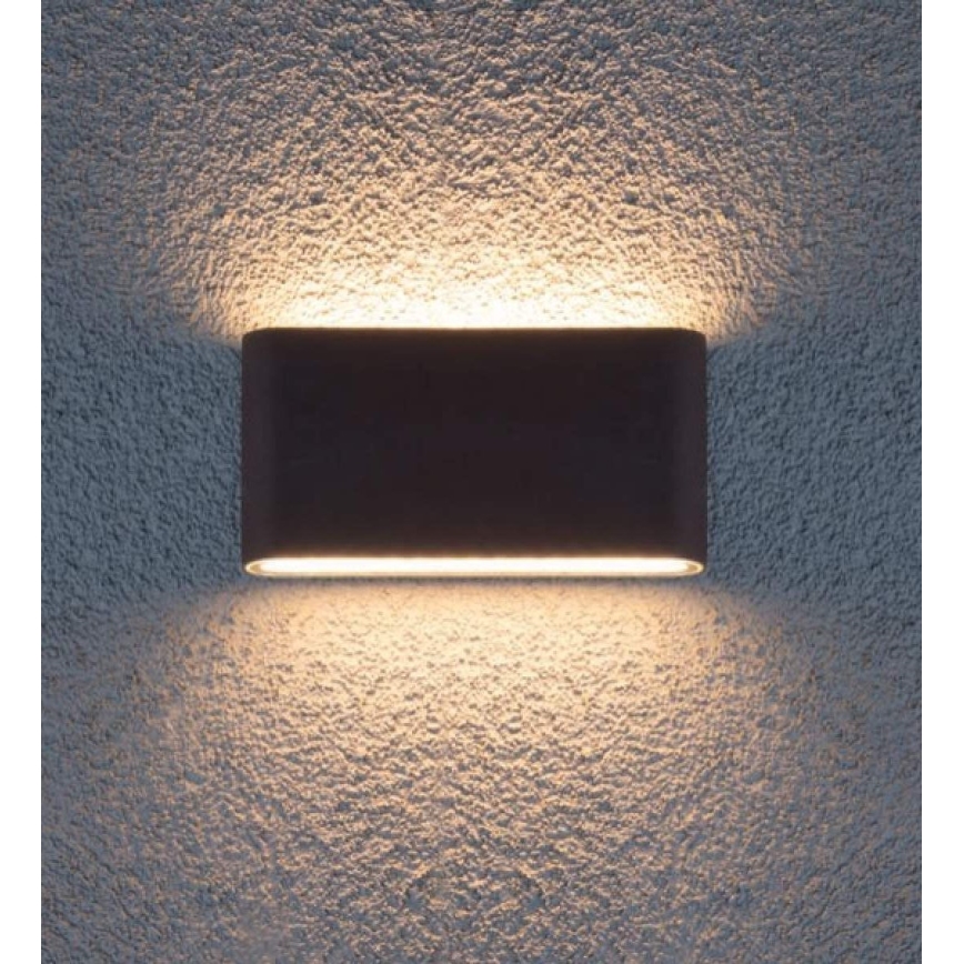 Redo 9054 - Φως τοίχου εξωτερικού χώρου LED POCKET 2xLED/6W/230V IP54