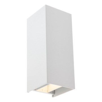 Redo 90635 - Επιτοίχιο φωτιστικό εξωτερικού χώρου LED SONNY 2xLED/5W/230V 2200/3000/4000K IP54 λευκό