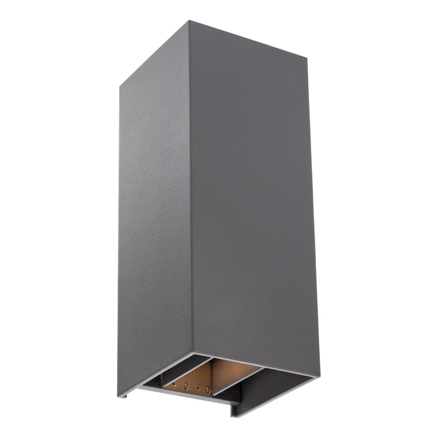 Redo 90636 - Επιτοίχιο φωτιστικό εξωτερικού χώρου LED SONNY 2xLED/5W/230V 2200/3000/4000K IP54 ανθρακί