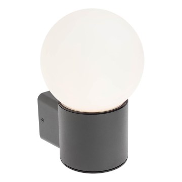 Redo 90640 - Επιτοίχιο φωτιστικό εξωτερικού χώρου BULK 1xE27/28W/230V IP44 ανθρακί