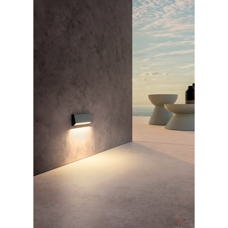 Redo 90680 - Εξωτερικό φωτιστικό προσανατολισμού ANDER LED/4W/230V 3000K IP65 ανθρακί