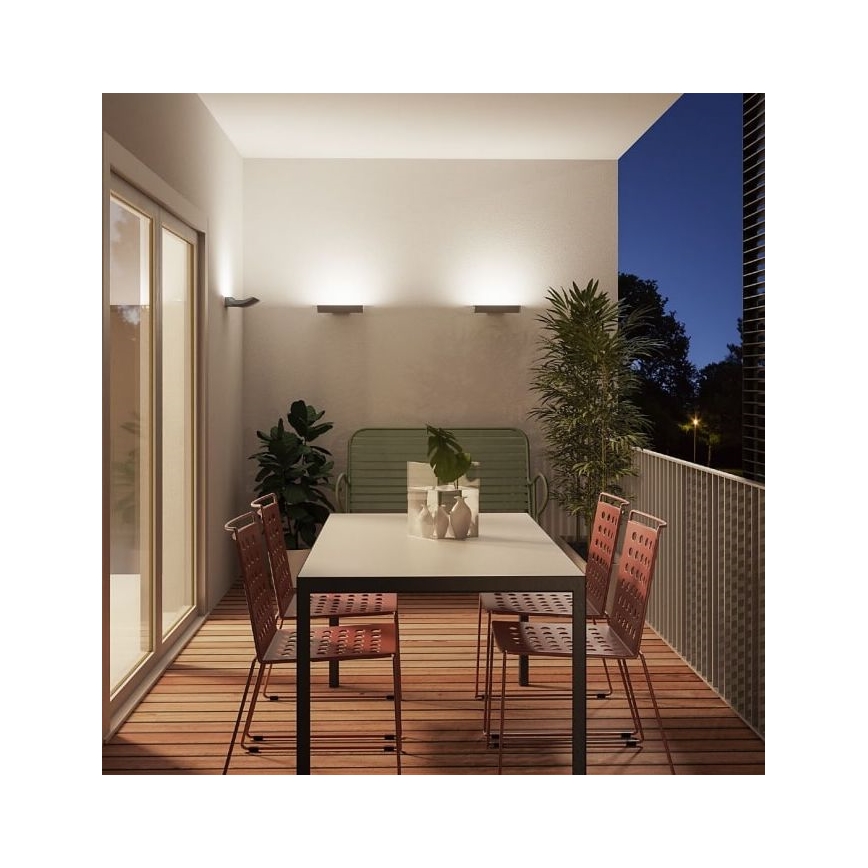 Redo 9112 - Επιτοίχιο φωτιστικό εξωτερικού χώρου LED VELA LED/24W/230V IP54