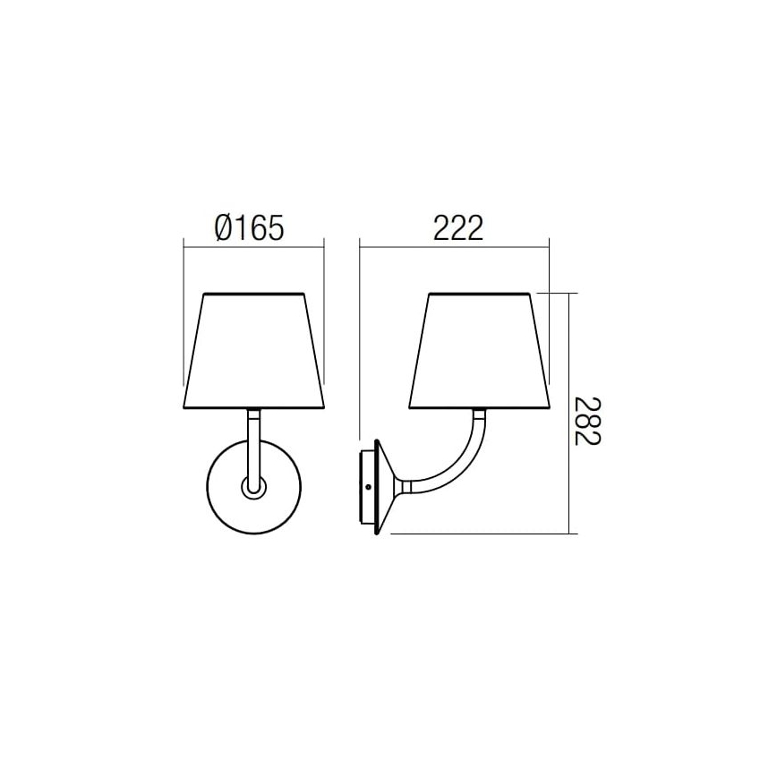 Redo 9124 - Φωτιστικό τοίχου LED εξωτερικού χώρου GIORGIO LED/7W/230V IP65 λευκό