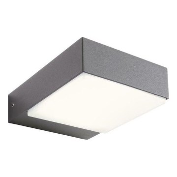 Redo 9560 - Επιτοίχιο φωτιστικό εξωτερικού χώρου LED CUBE LED/7W/230V 3000K IP54 ανθρακί