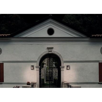 Redo 9577 - Επιτοίχιο φωτιστικό εξωτερικού χώρου VISIR 1xE27/42W/230V IP23