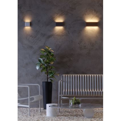 Redo 9623 - Επιτοίχιο φωτιστικό εξωτερικού χώρου LED POCKET 2xLED/6W/230V IP54 ανθρακί