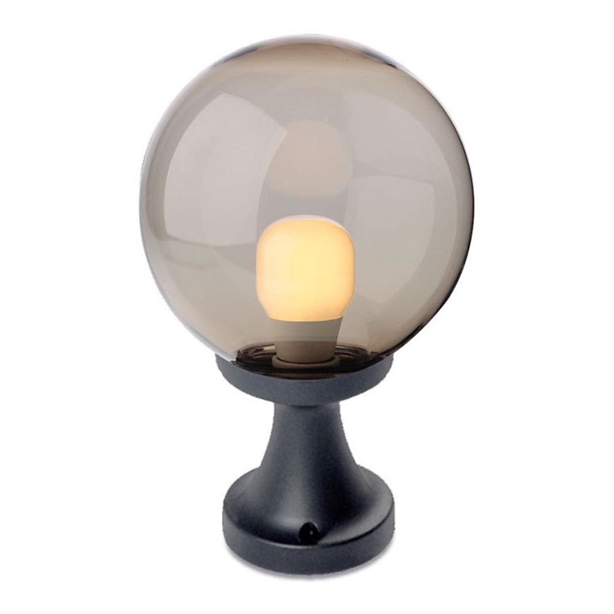 Redo 9774 - Εξωτερικό φωτιστικό SFERA 1xE27/42W/230V IP44 25x38 εκ. καφέ