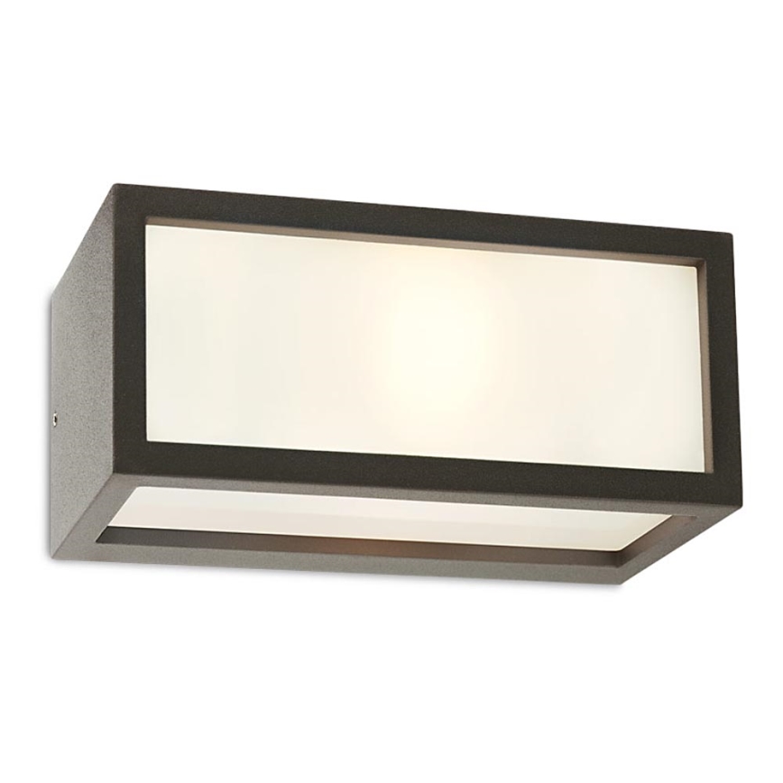 Redo 9896  - Εξωτερικό φωτιστικό τοίχου BRICK 1xE27/23W/230V IP54 γκρι