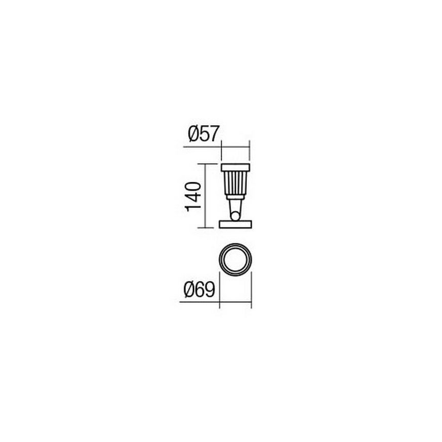 Redo 9997 - Φωτιστικό LED εξωτερικού χώρου TIM LED/5W/230V 3000K IP65