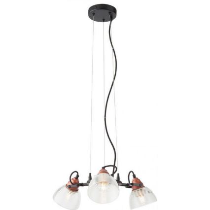 Redo A01-1451 - Ανταλλακτικό καπέλο για πολυέλαιο και επιδαπέδιο φωτιστικό RIDGE E27 διάφανο