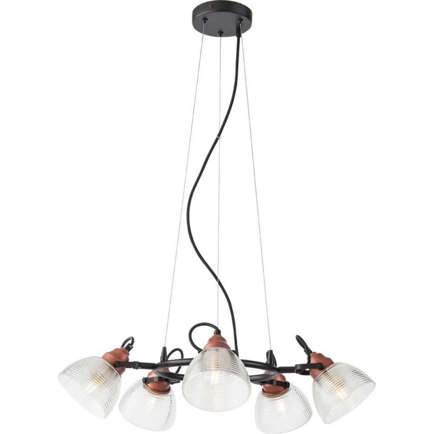 Redo A01-1451 - Ανταλλακτικό καπέλο για πολυέλαιο και επιδαπέδιο φωτιστικό RIDGE E27 διάφανο