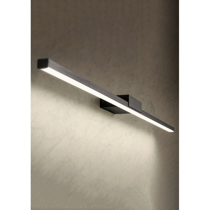 Redo01-3270 - Φωτισμός καθρέφτη μπάνιου LED ASTON LED/12W/230V 60 cm CRI 90 IP44 μαύρο