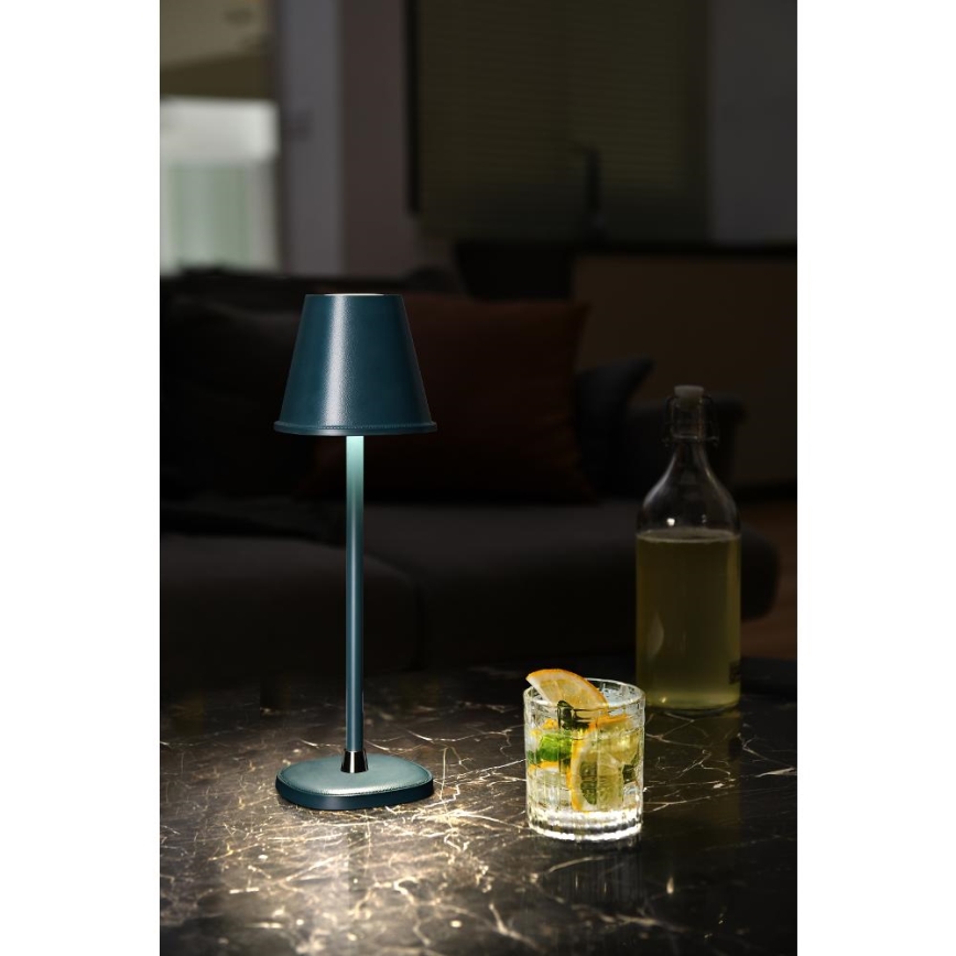 LED Ρυθμιζόμενο Φωτιστικό Γραφείου Επαναφορτιζόμενο LED/3W/1800 mAh Σκούρο Μπλε