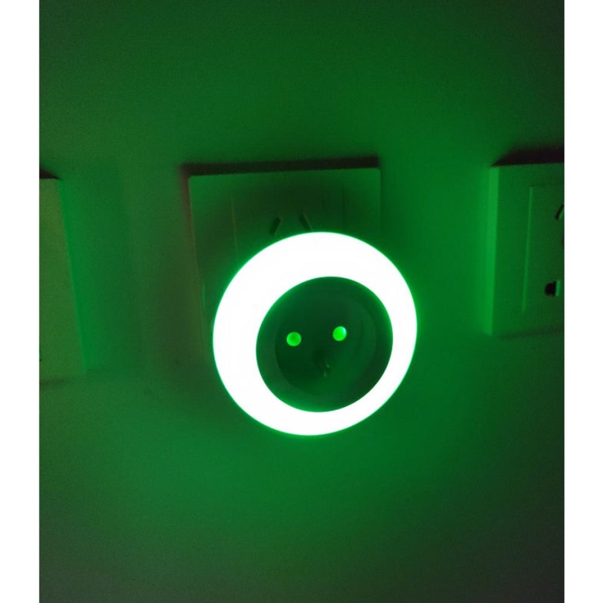 Φωτιστικό προσανατολισμού LED με αισθητήρα σούρουπου και υποδοχή LED/0,6W/230V