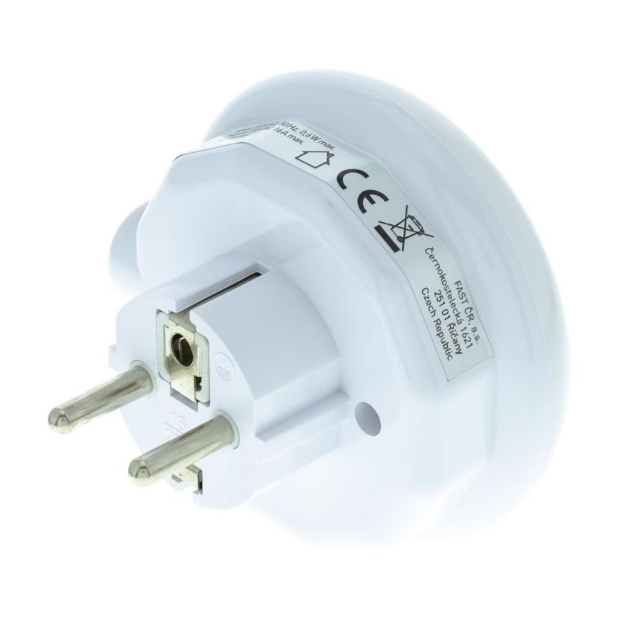 Φωτιστικό προσανατολισμού LED με αισθητήρα σούρουπου και υποδοχή LED/0,6W/230V