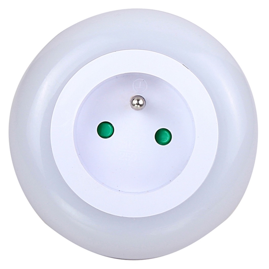 Φωτιστικό προσανατολισμού LED με αισθητήρα σούρουπου και υποδοχή LED/0,6W/230V