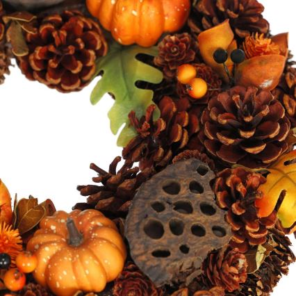 Φθινοπωρινό στεφάνι HALLOWEEN διάμετρος 35 cm