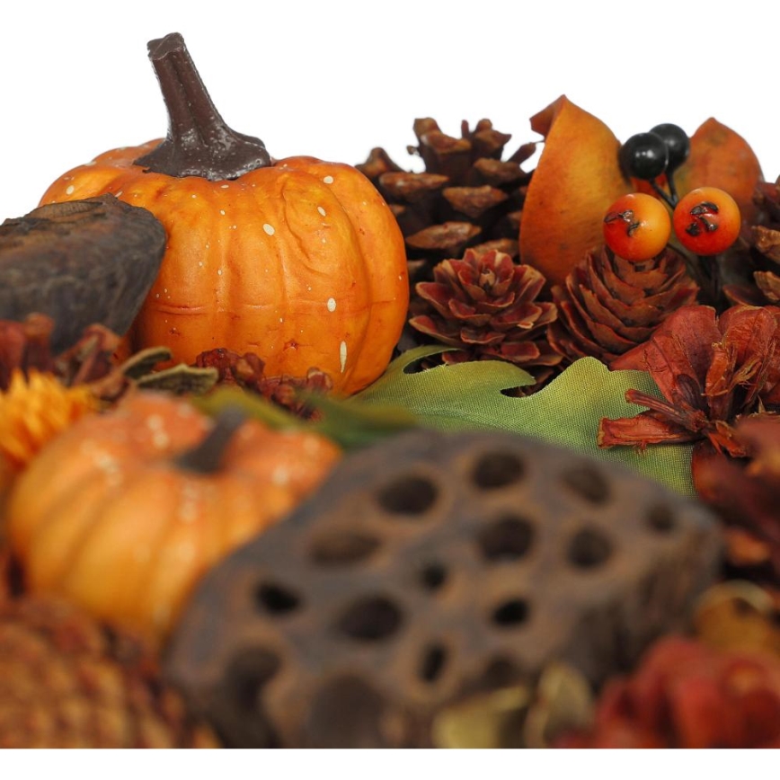 Φθινοπωρινό στεφάνι HALLOWEEN διάμετρος 35 cm