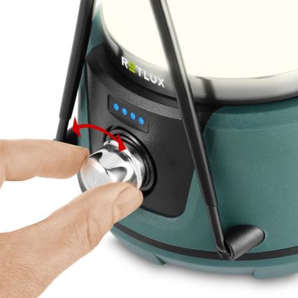 Φορητό ρυθμιζόμενο LED φως με λειτουργία powerbank LED/3W/4400 mAh IPX2