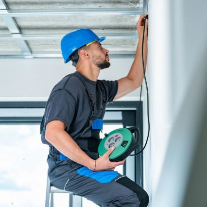 Retlux - Καλώδιο επέκτασης σε τύμπανο 3Z Τύπος E 10m πράσινο/μαύρο