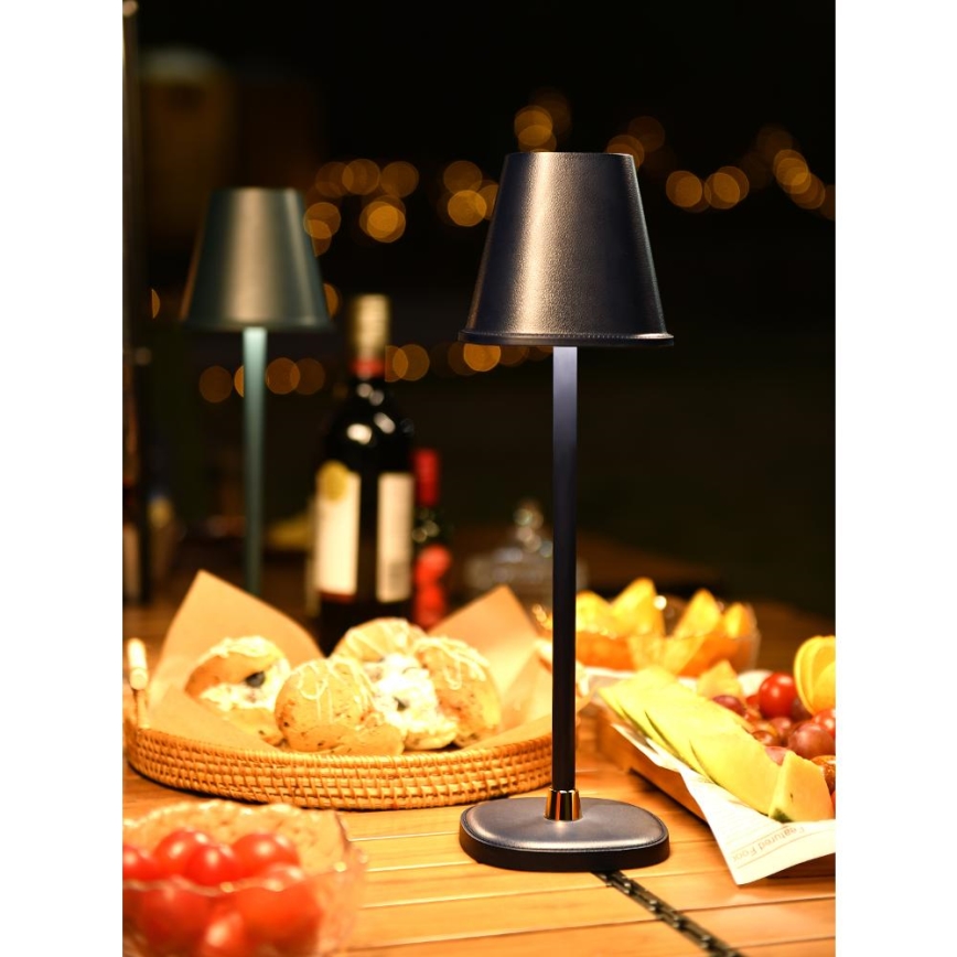 LED Dimmable επαναφορτιζόμενο επιτραπέζιο φωτιστικό	 LED/3W/1800 mAh σκούρο μπλε