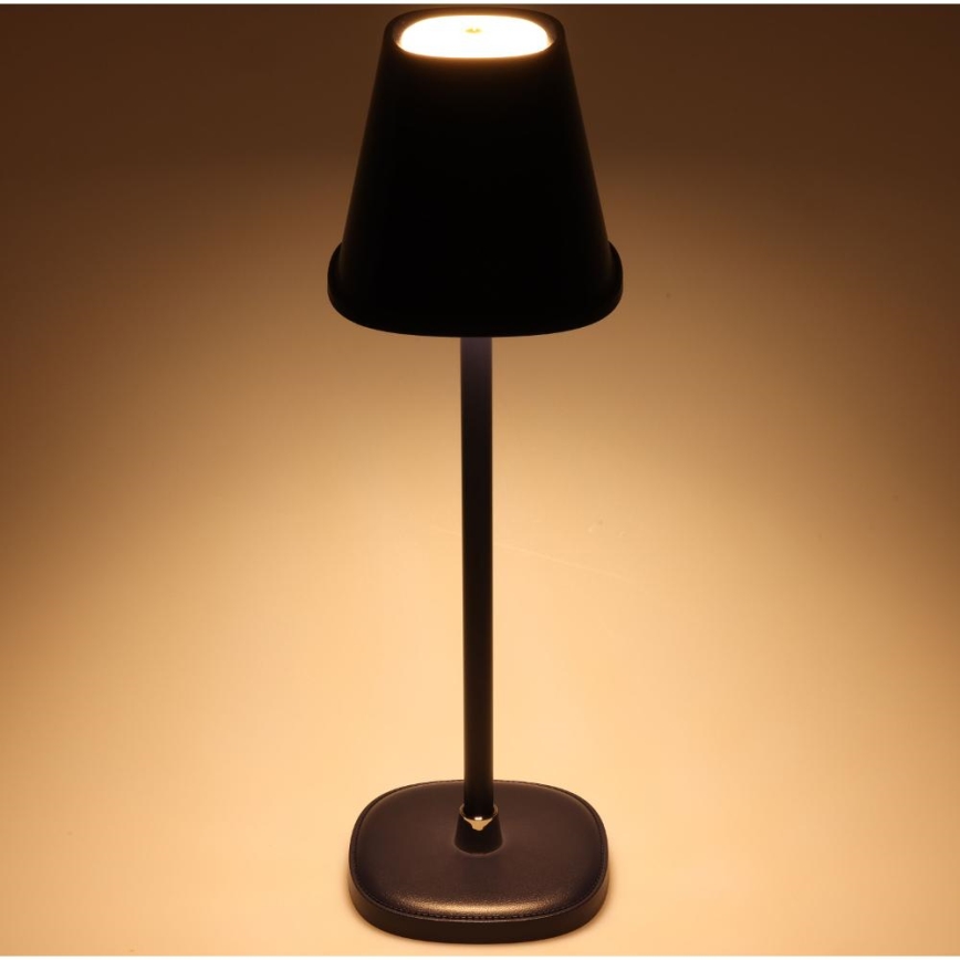 LED Dimmable επαναφορτιζόμενο επιτραπέζιο φωτιστικό	 LED/3W/1800 mAh σκούρο μπλε