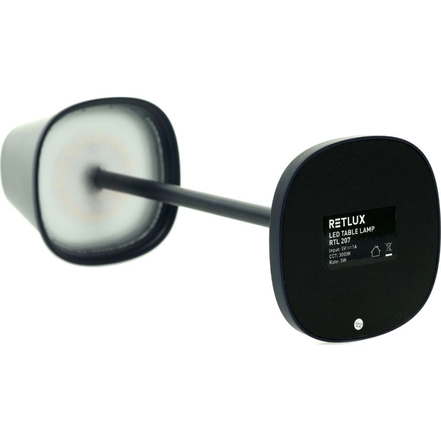 LED Dimmable επαναφορτιζόμενο επιτραπέζιο φωτιστικό	 LED/3W/1800 mAh σκούρο μπλε