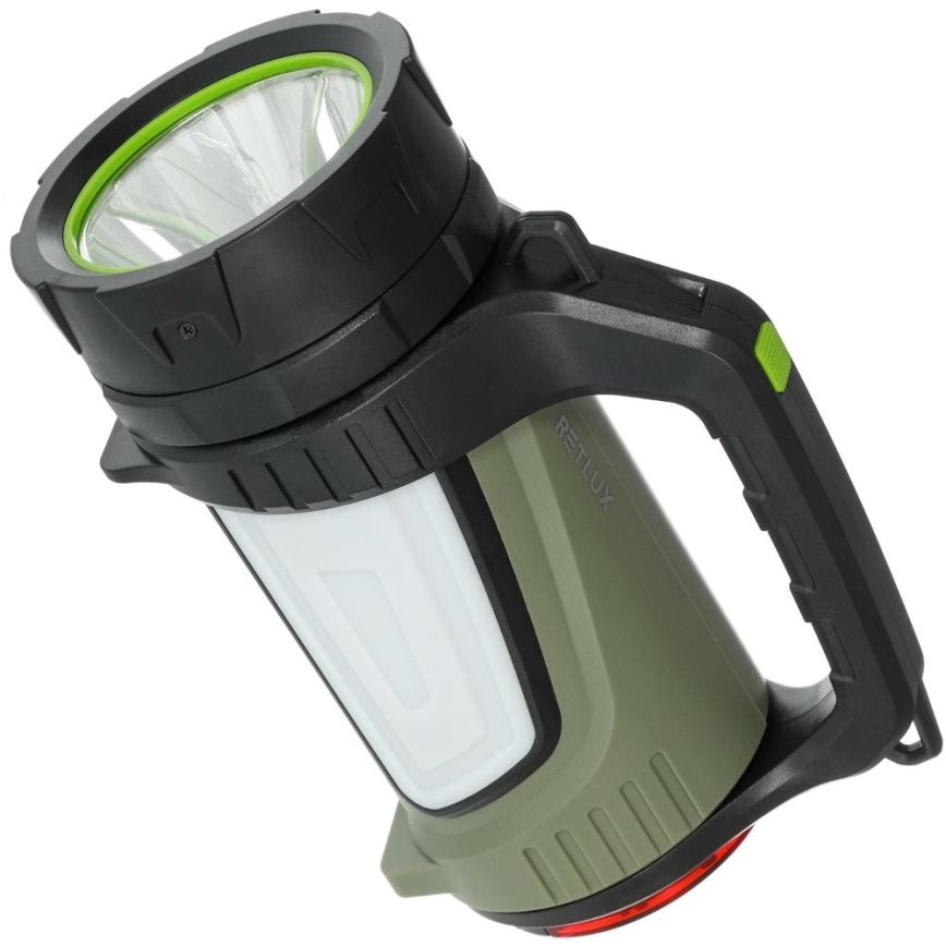 Retlux - LED Dimmable επαναφορτιζόμενος φακός εξωτερικού χώρου με power bank LED/21W/4400 mAh IP44